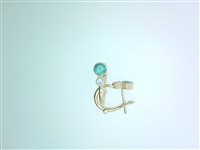 Ohrringe Ititoli Dame Sole Cuore Amore in Gelbgold Smeraldo 0.52 Ct OR2184#GLS - OR2184#GLS